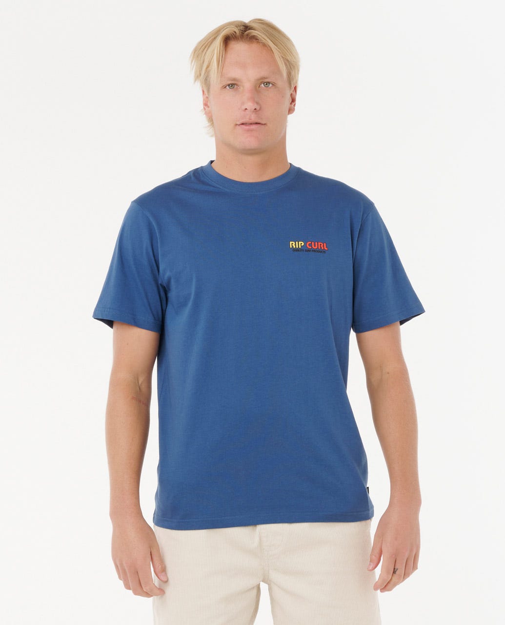 Rip Curl Men Surf Revival Lined Up Relaxed Tee