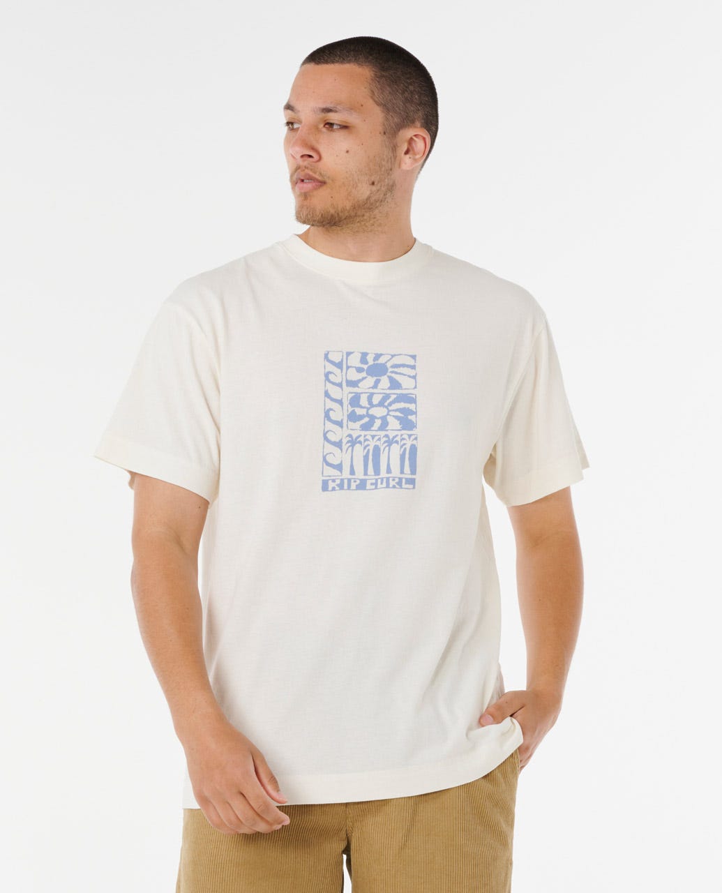 Rip Curl Men Artist Of The Search - Ty Williams Stacked Loose Tee