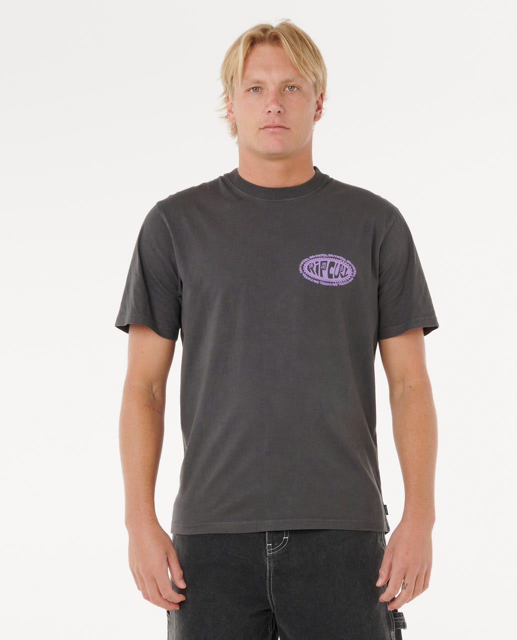 Rip Curl Men Raw Energy De Oval Relaxed Tee