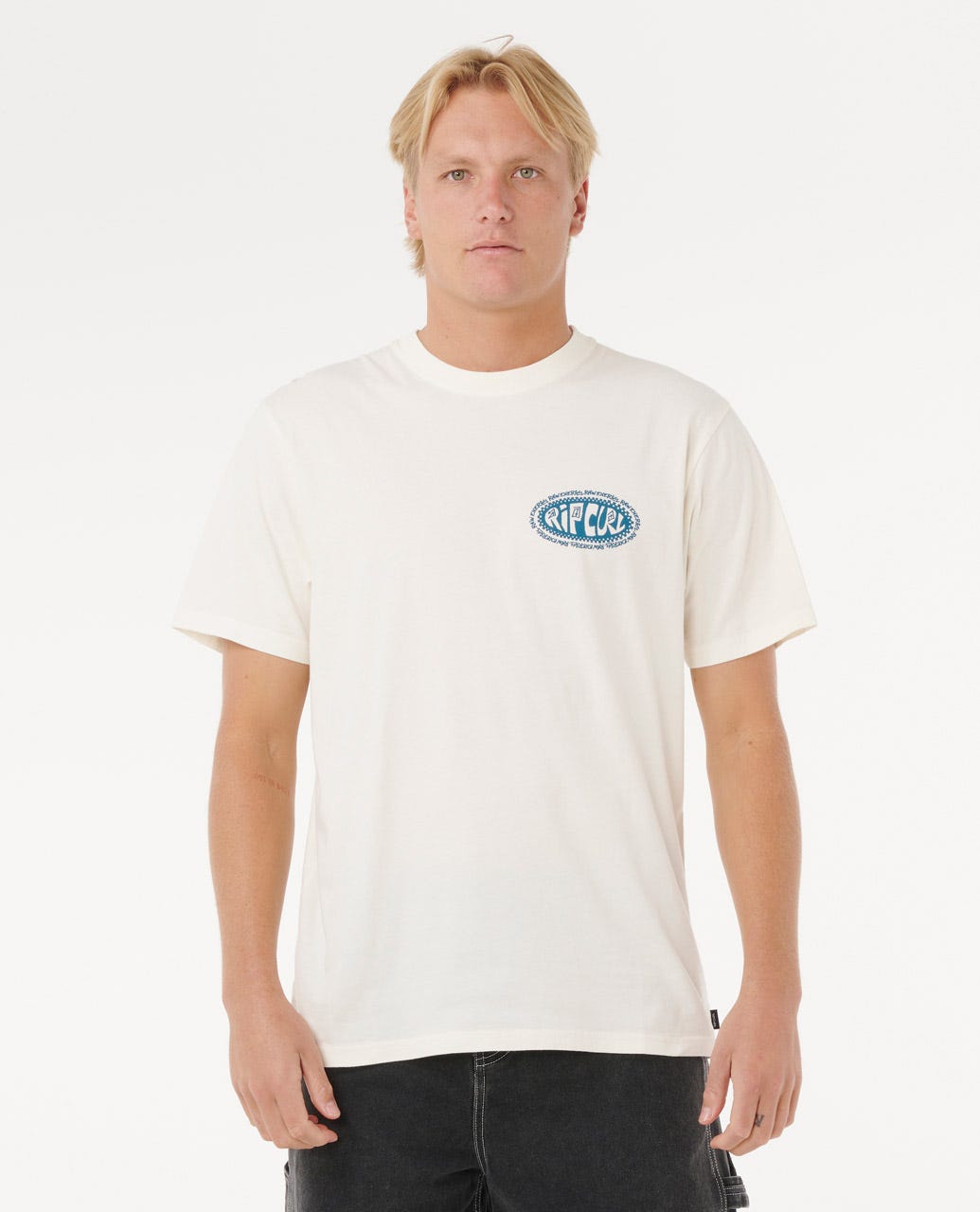 Rip Curl Men Raw Energy De Oval Relaxed Tee