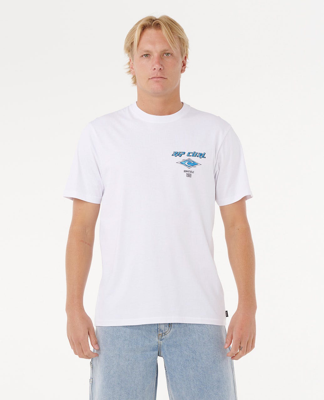 Rip Curl Men Fade Out Icon Relaxed Tee