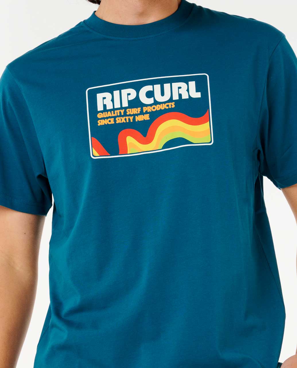 Rip Curl Men Surf Revival Swirl Relaxed Tee