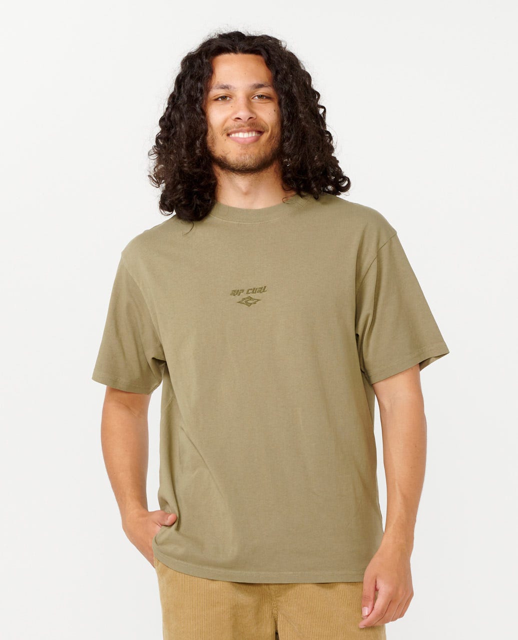 Rip Curl Men Fade Out Embroid Loose Tee