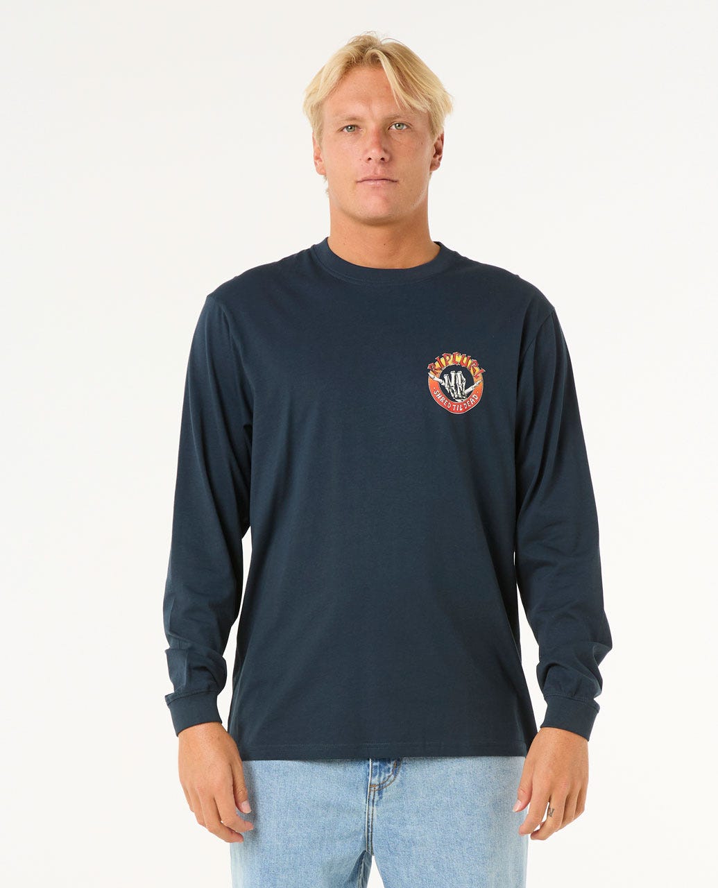 Rip Curl Men Shred Til Long Sleeve Tee