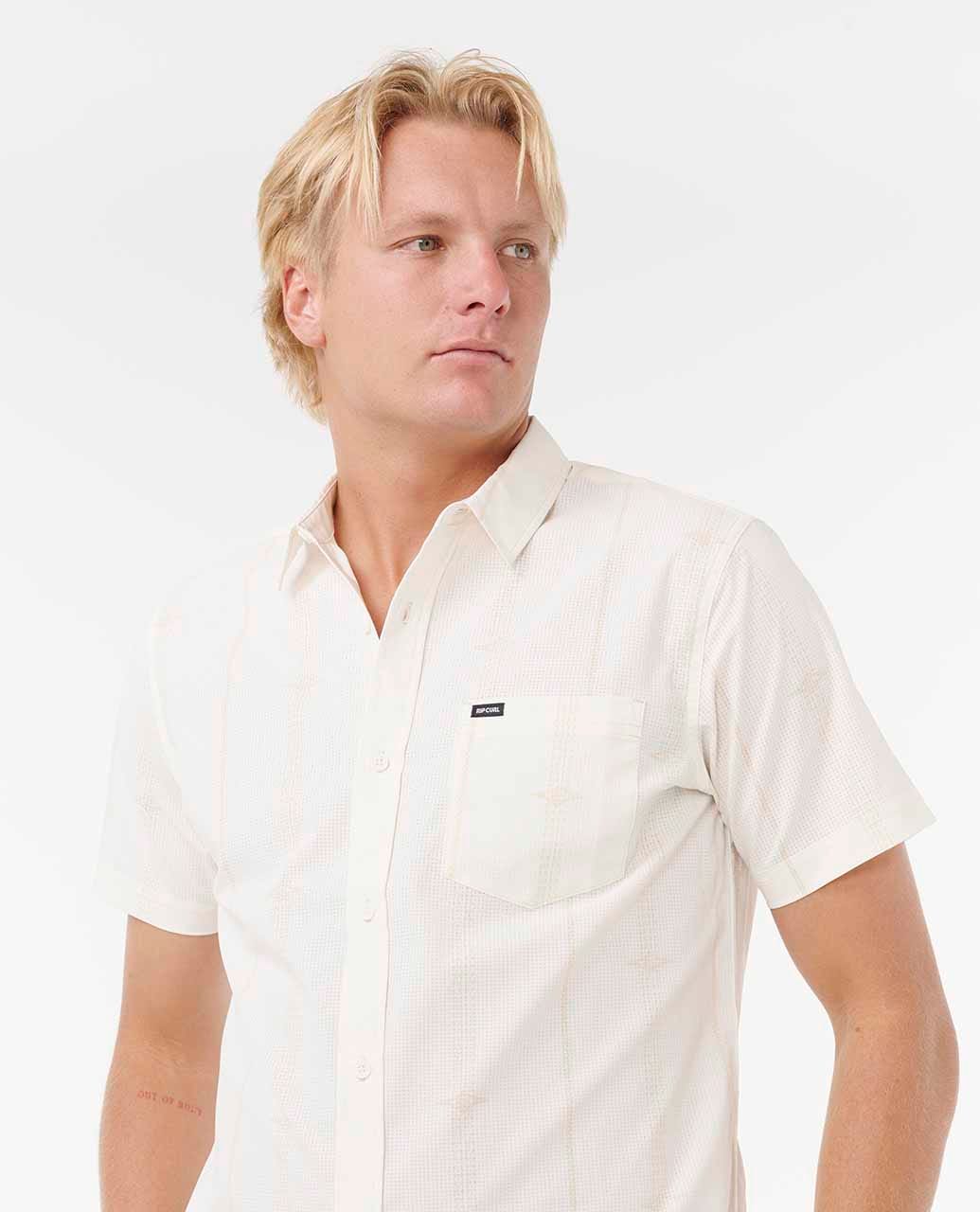 Rip Curl Men Fun Times Aerotech Short Sleeve Shirt