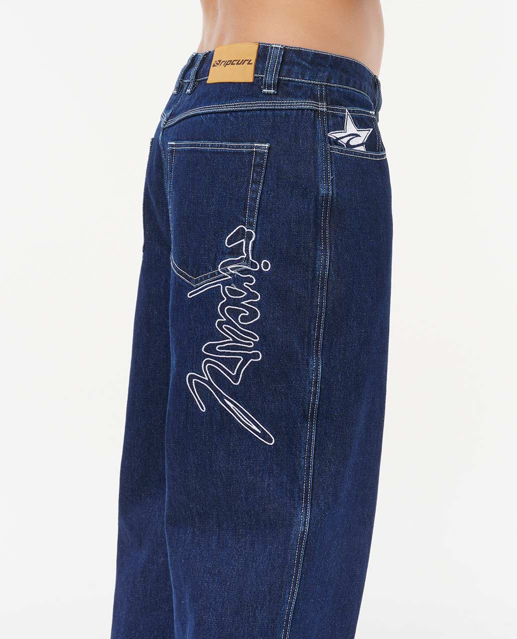 Rip Curl Men Medina Archive Rip Script Denim Pants