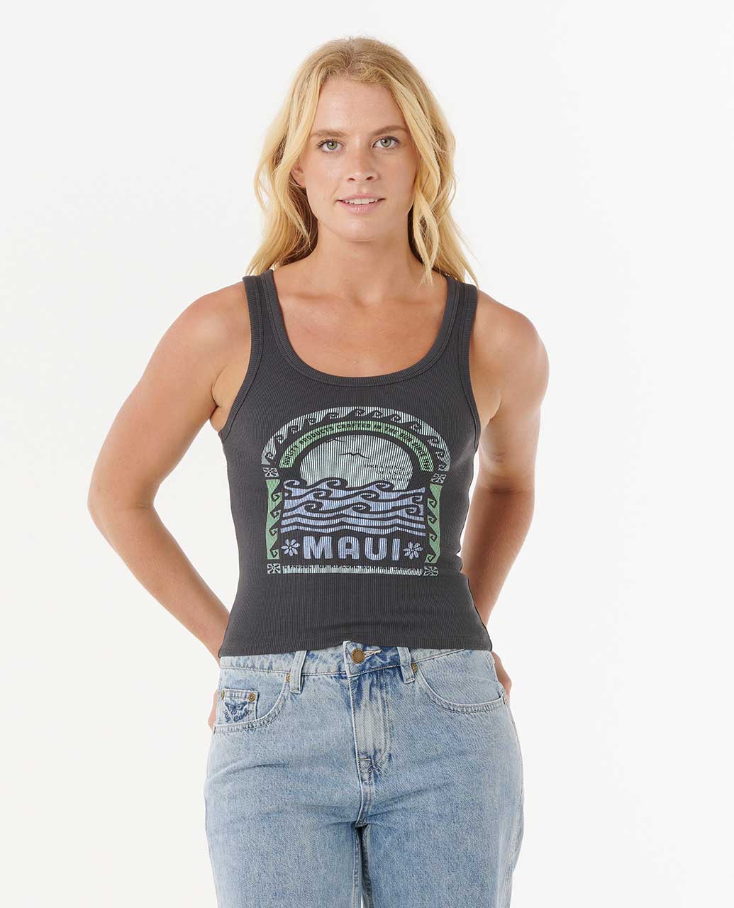 Rip Curl Women Summer Standard Ribbed Tank