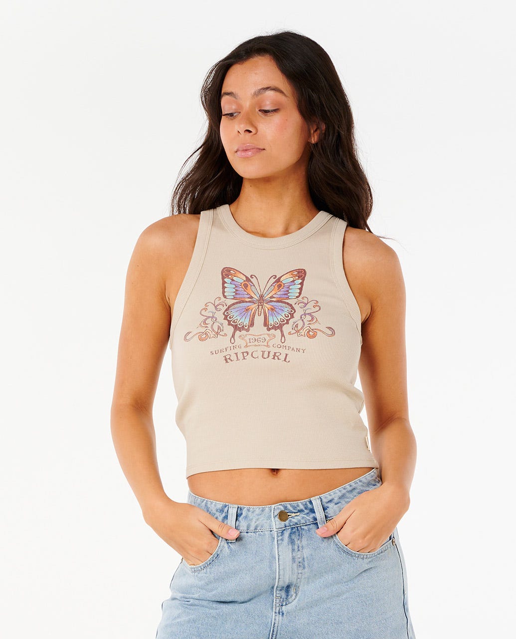 Rip Curl Women Butterfly Rib Tank