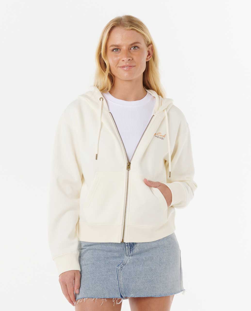 Rip Curl Women Waikiki Zip Through Hood