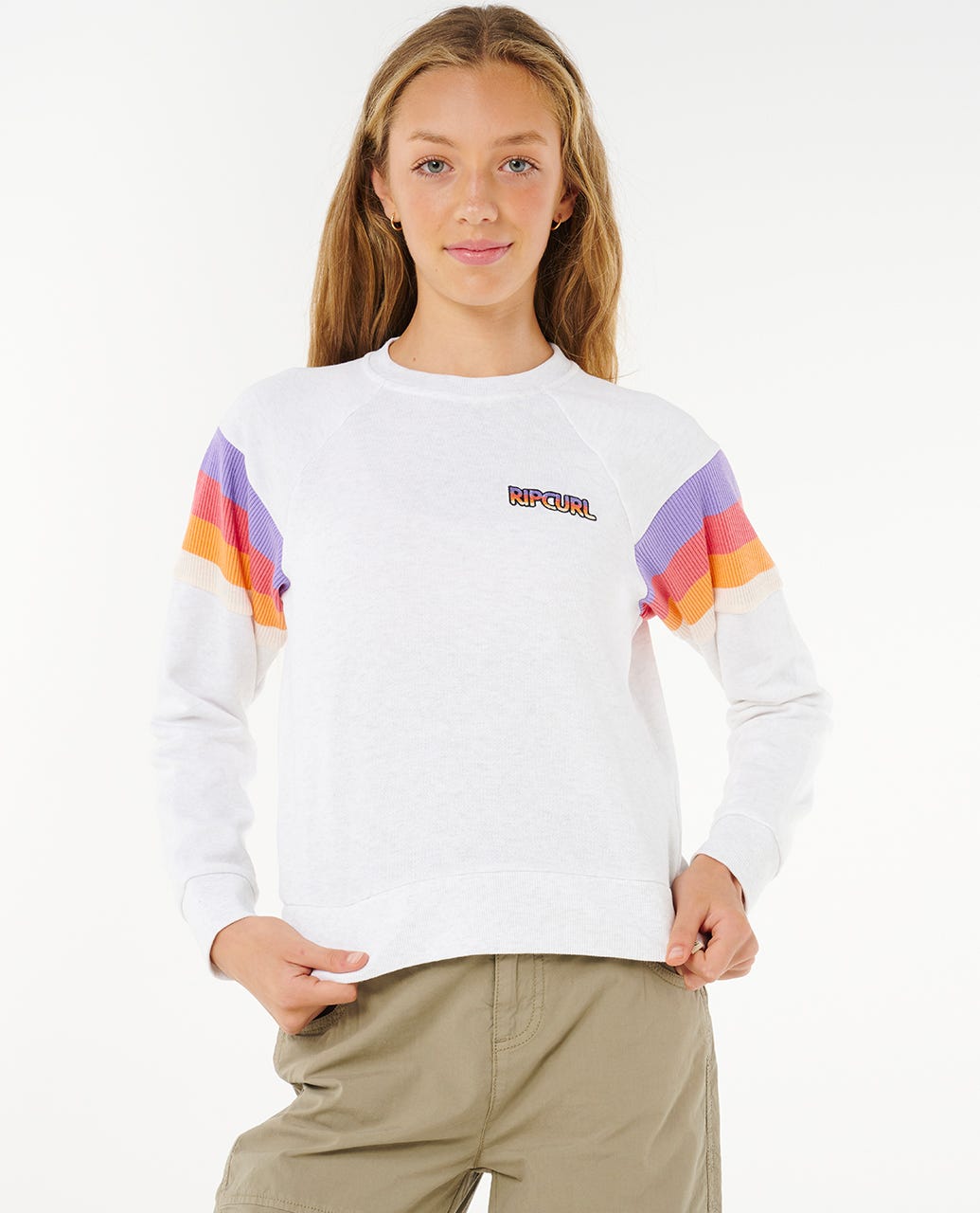Rip Curl Kids Las Dalias Raglan Crew - Girl (8-14 years)