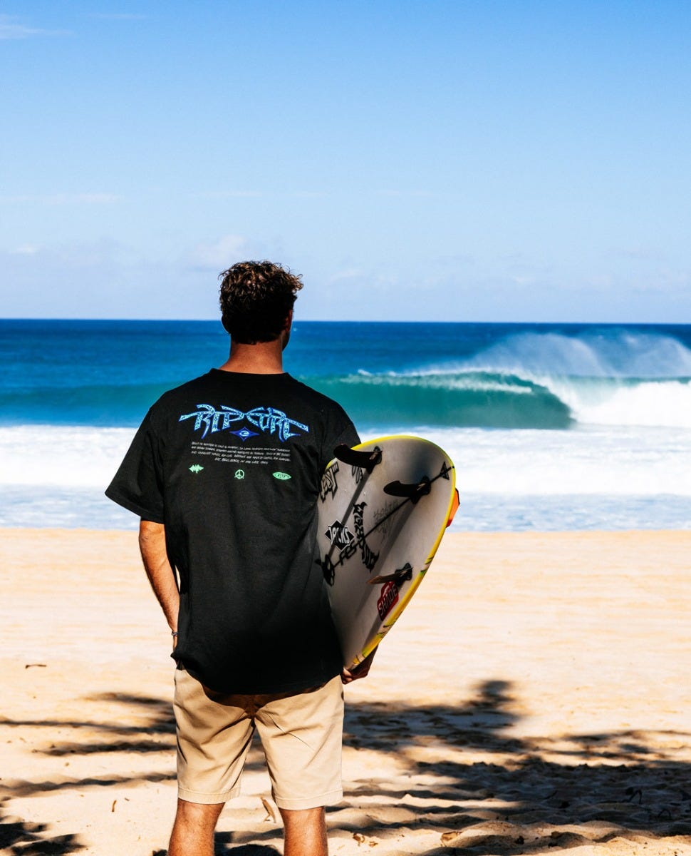 Rip Curl Men Raw Energy Gnarly Loose Tee