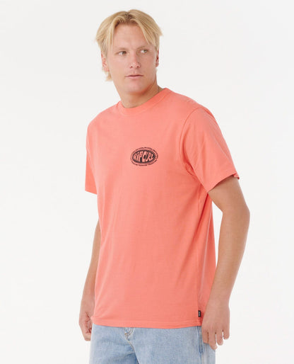 Rip Curl Men Raw Energy De Oval Relaxed Tee