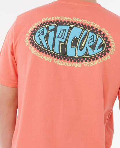 Rip Curl Men Raw Energy De Oval Relaxed Tee