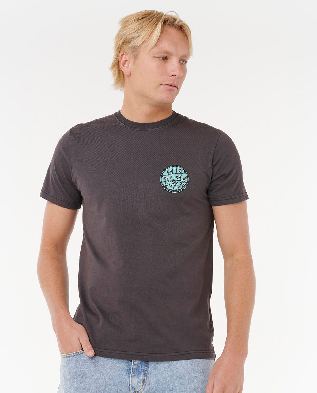 Rip Curl Men Wettie Passage Icon Standard Tee
