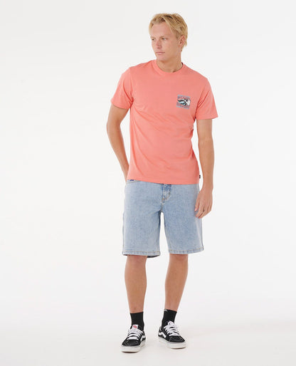 Rip Curl Men Hazed & Tubed Relaxed Tee