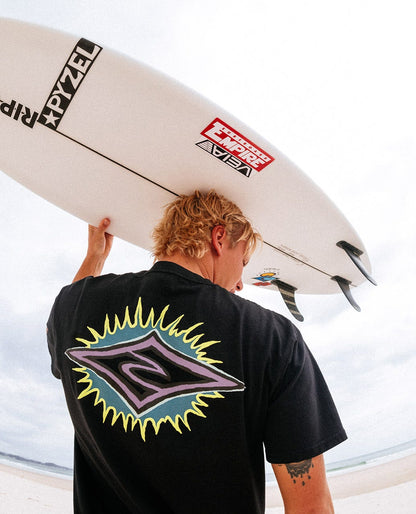 Rip Curl Men Raw Burst Loose Tee