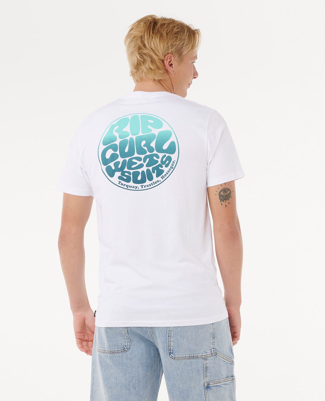 Rip Curl Men Wettie Passage Icon Standard Tee