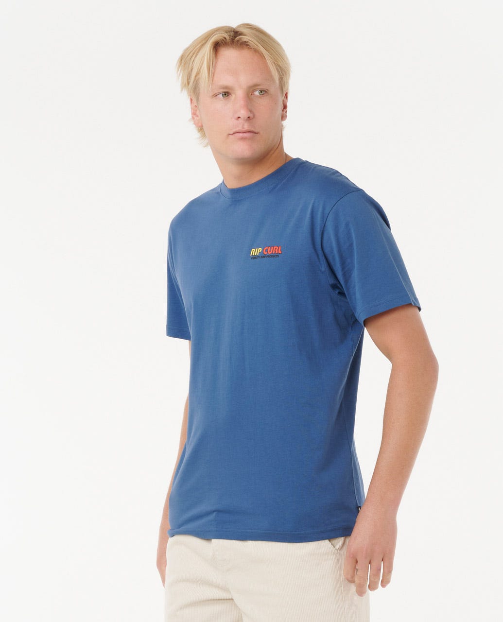 Rip Curl Men Surf Revival Lined Up Relaxed Tee