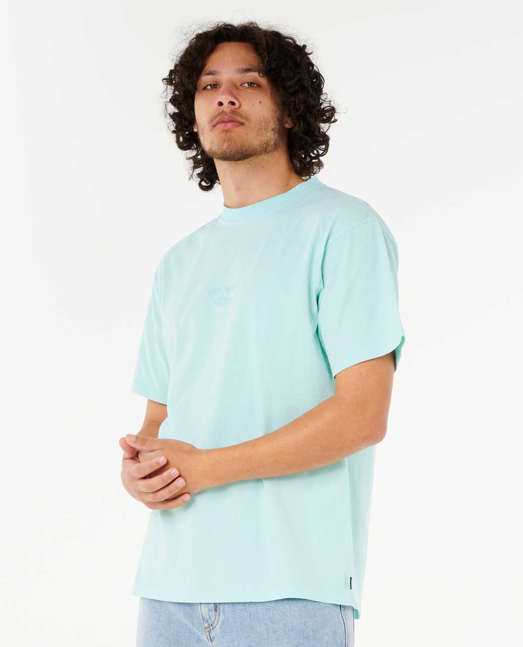 Rip Curl Men Fade Out Embroid Loose Tee