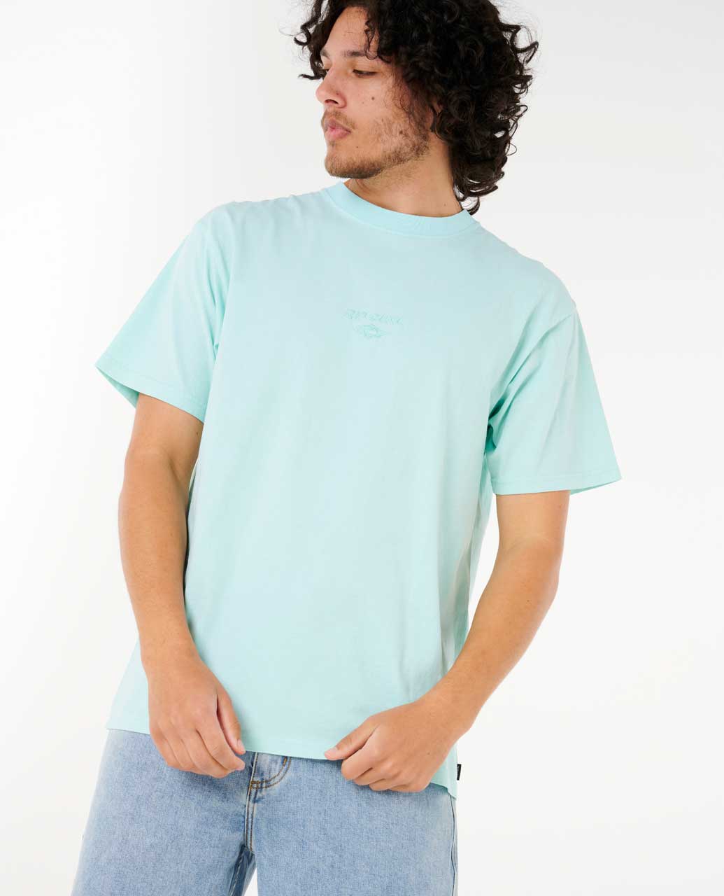 Rip Curl Men Fade Out Embroid Loose Tee