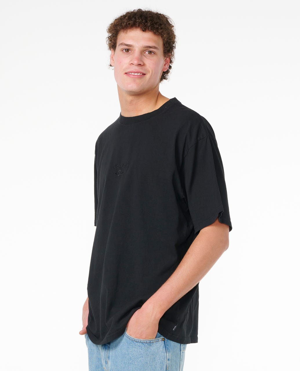 Rip Curl Men Fade Out Embroid Loose Tee