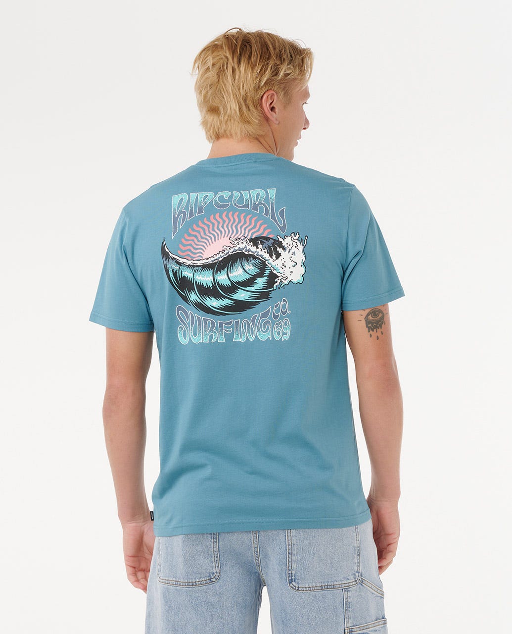 Rip Curl Men Hazed & Tubed Relaxed Tee