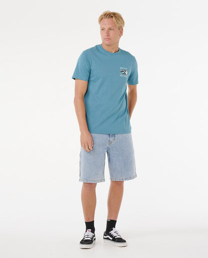 Rip Curl Men Hazed & Tubed Relaxed Tee