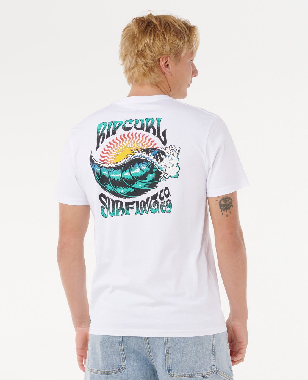 Rip Curl Men Hazed & Tubed Relaxed Tee