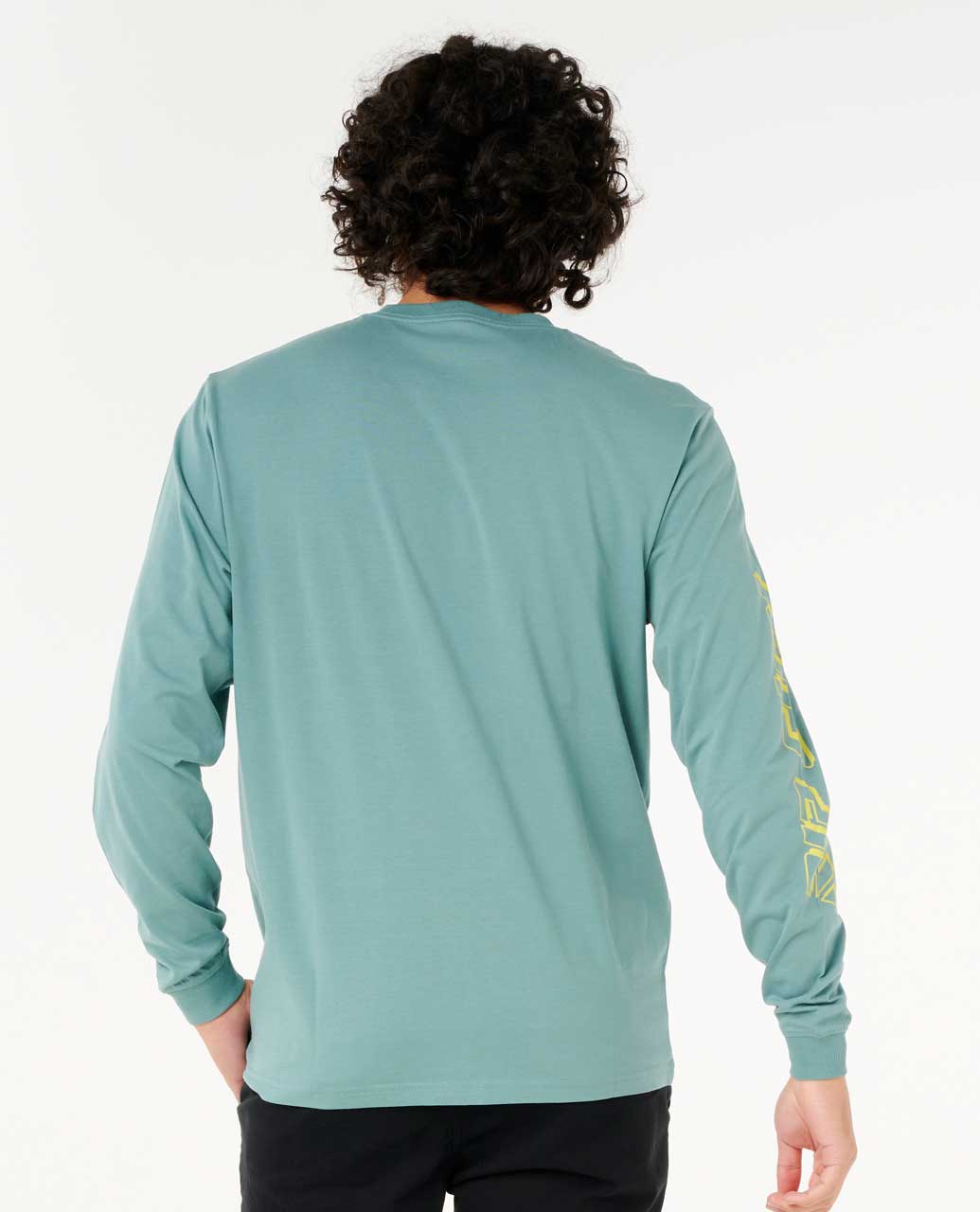 Rip Curl Men Fade Out Icon Long Sleeve Relaxed Tee