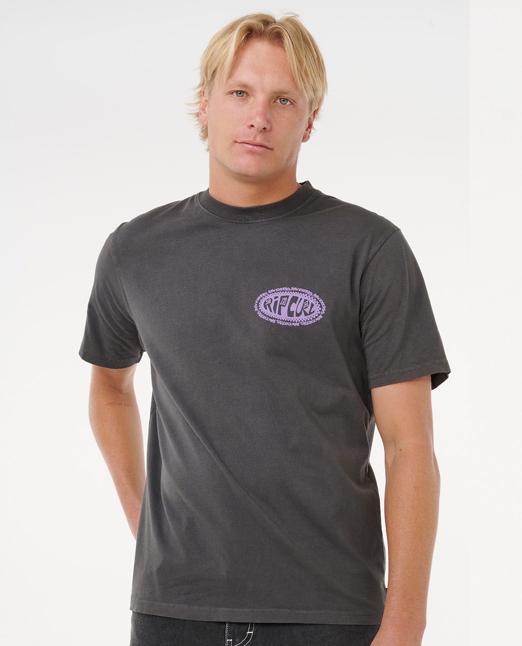 Rip Curl Men Raw Energy De Oval Relaxed Tee