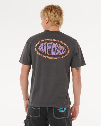 Rip Curl Men Raw Energy De Oval Relaxed Tee