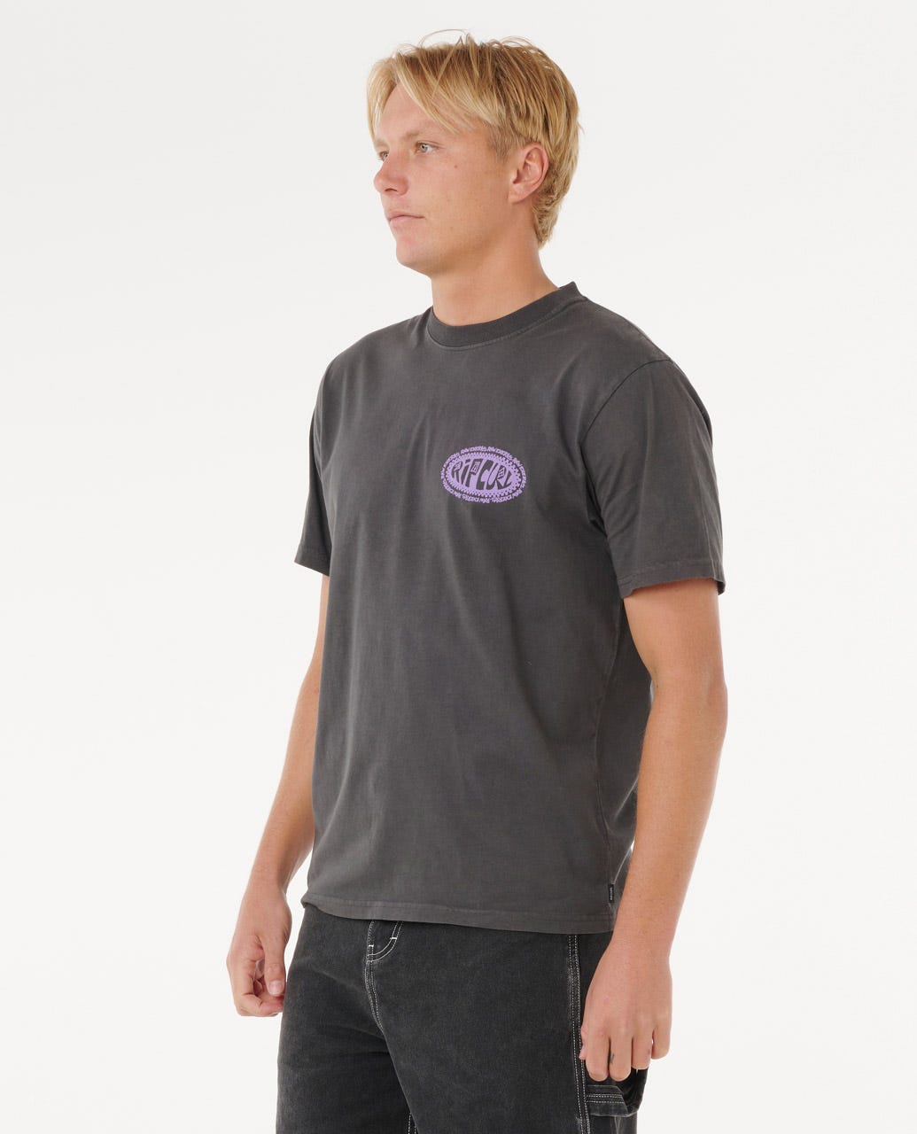 Rip Curl Men Raw Energy De Oval Relaxed Tee