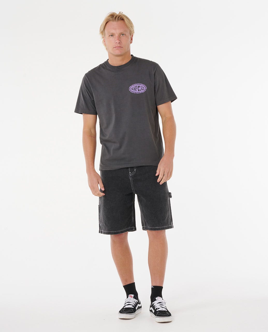 Rip Curl Men Raw Energy De Oval Relaxed Tee