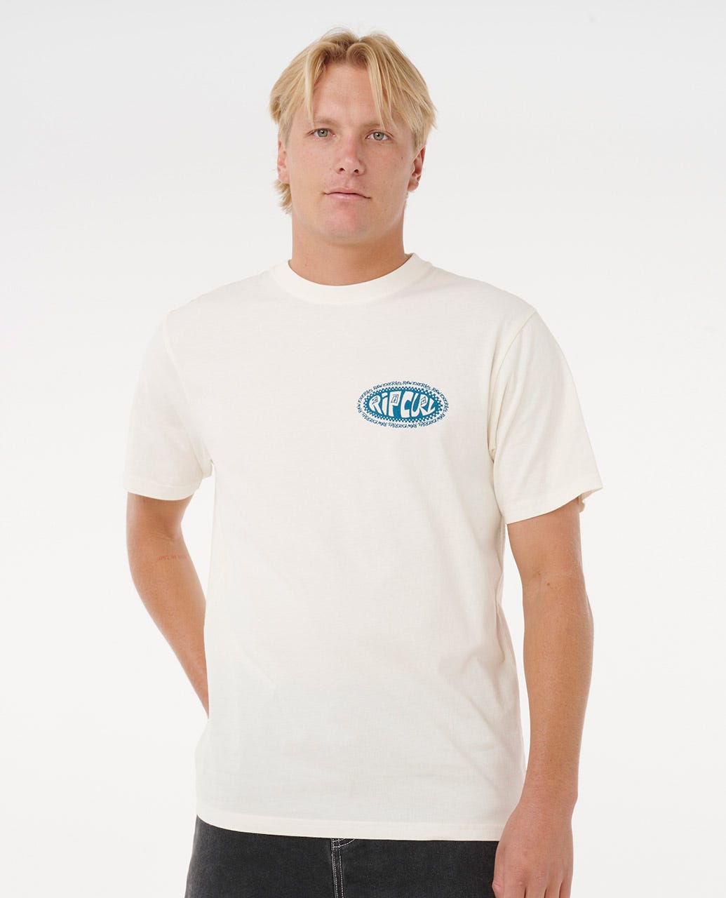 Rip Curl Men Raw Energy De Oval Relaxed Tee