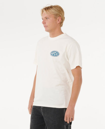 Rip Curl Men Raw Energy De Oval Relaxed Tee