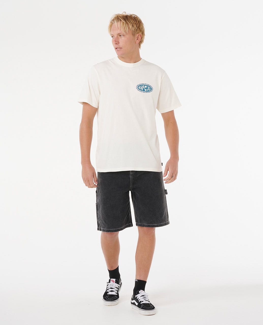 Rip Curl Men Raw Energy De Oval Relaxed Tee