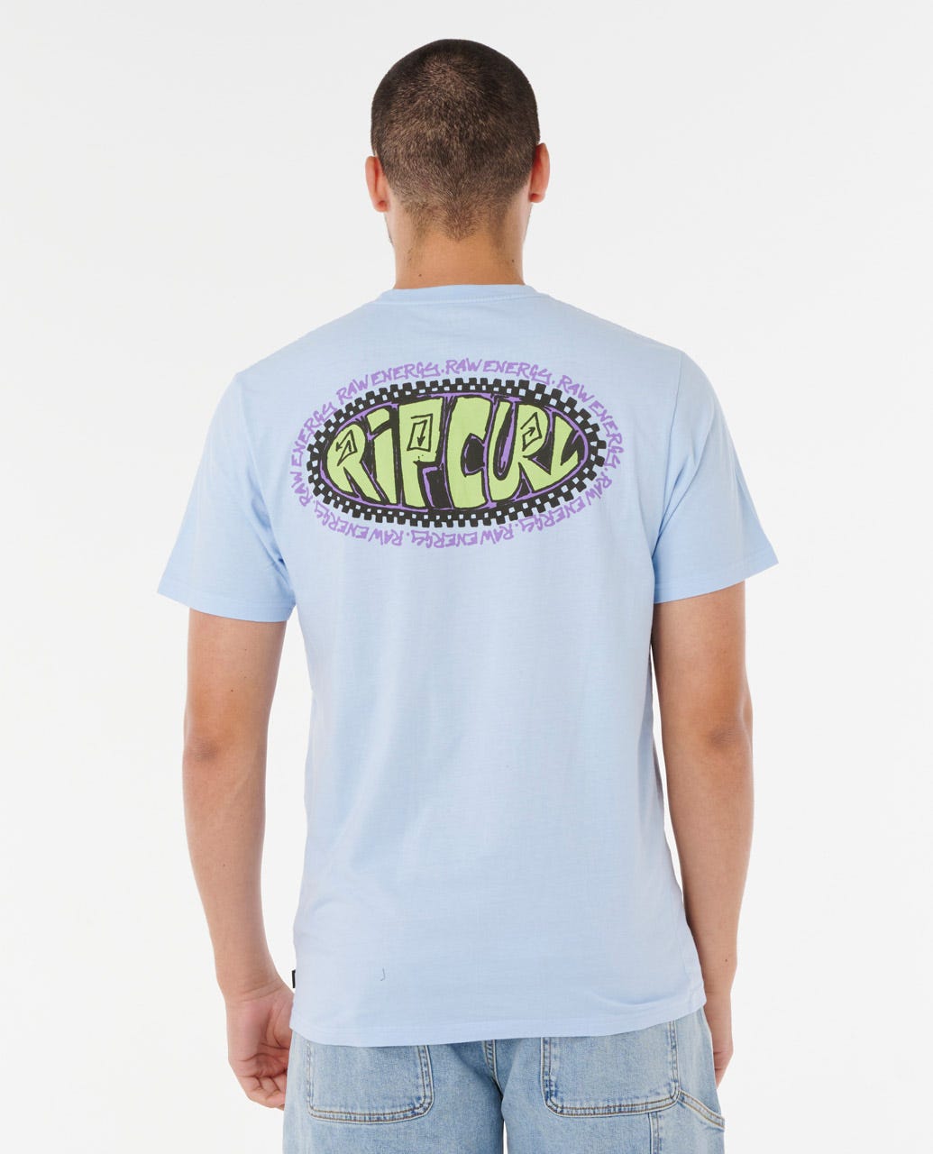 Rip Curl Men Raw Energy De Oval Relaxed Tee