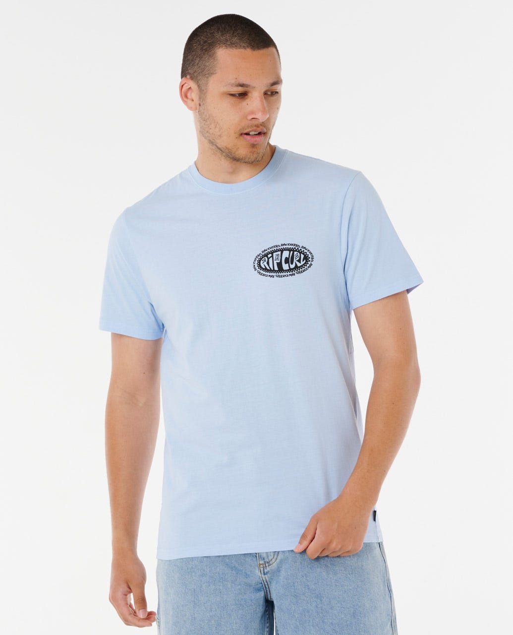 Rip Curl Men Raw Energy De Oval Relaxed Tee