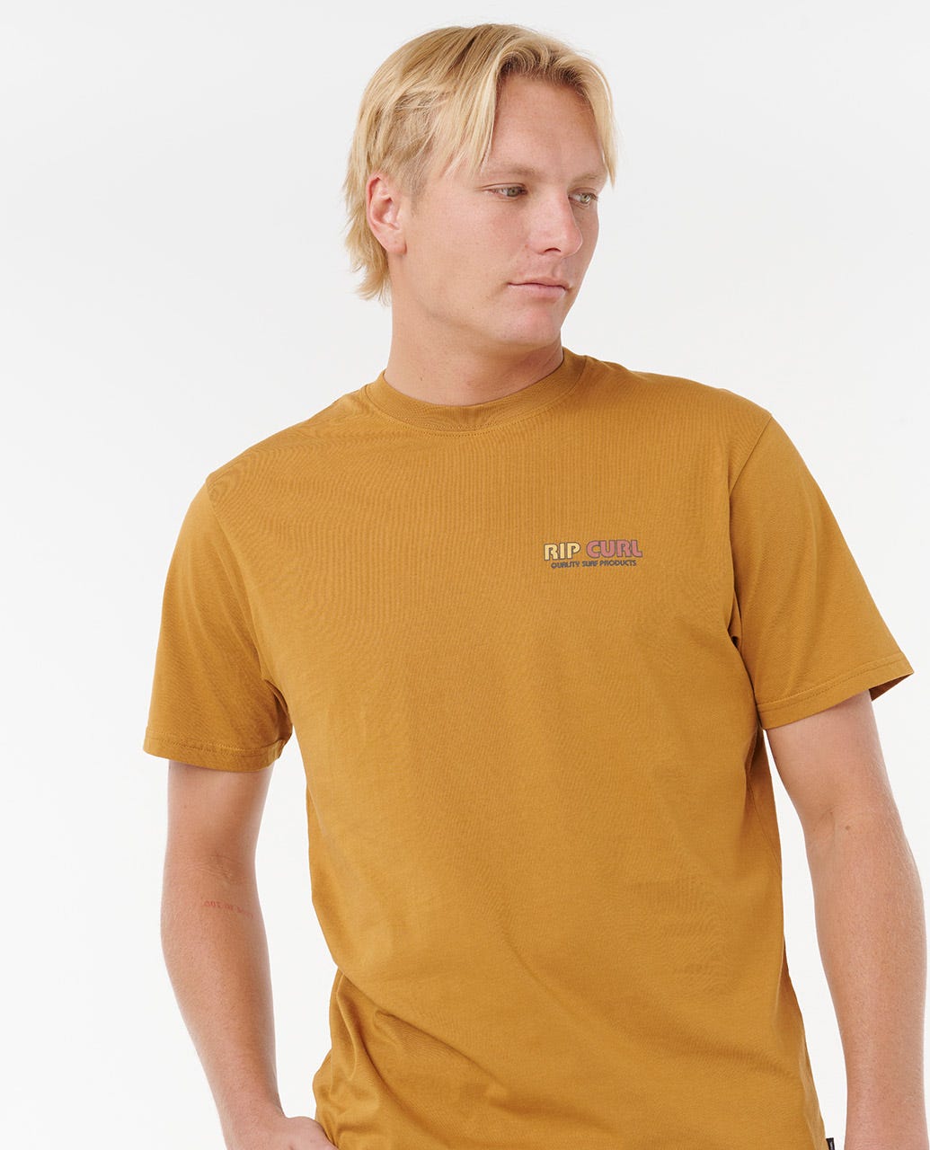 Rip Curl Men Surf Revival Lined Up Relaxed Tee