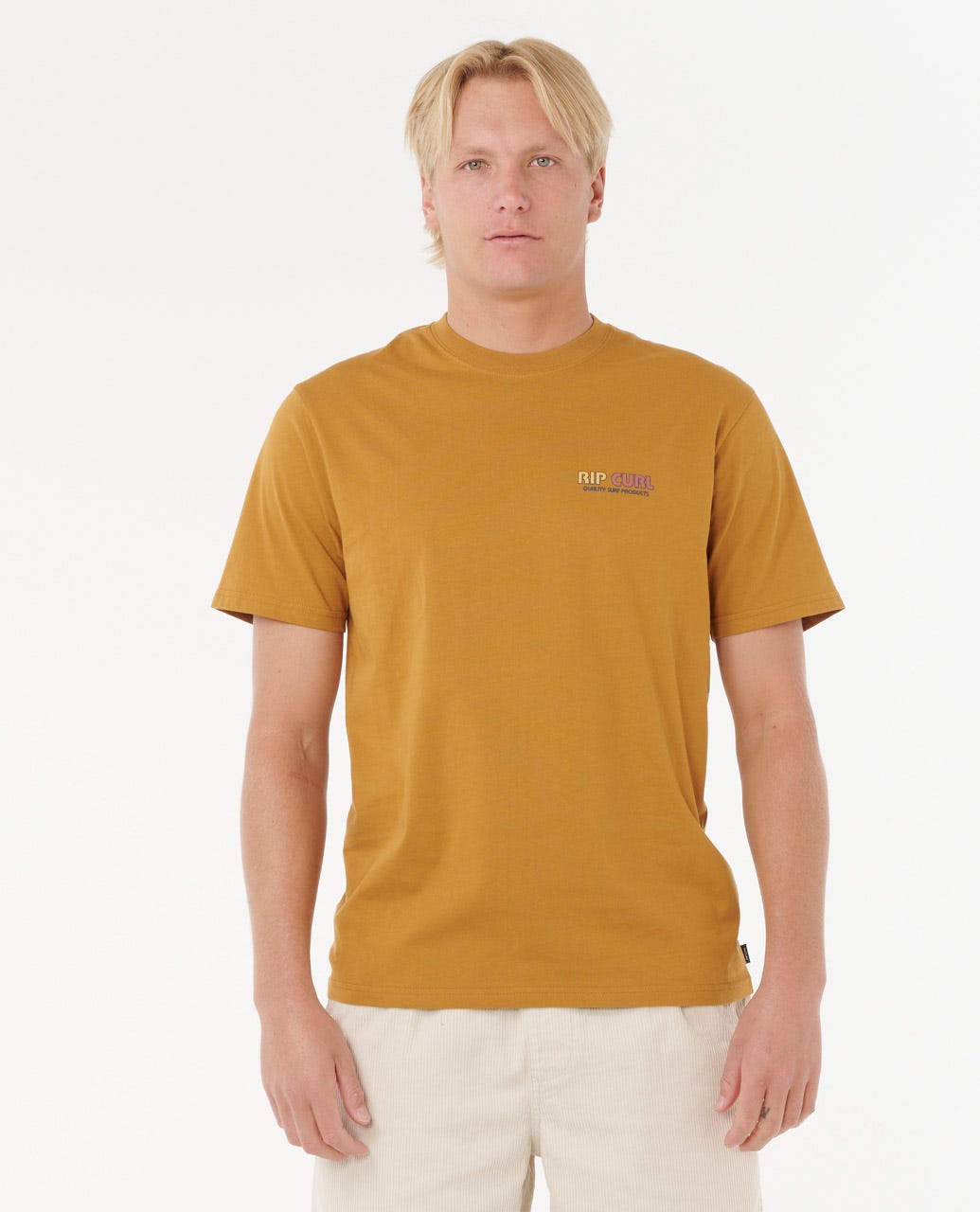 Rip Curl Men Surf Revival Lined Up Relaxed Tee