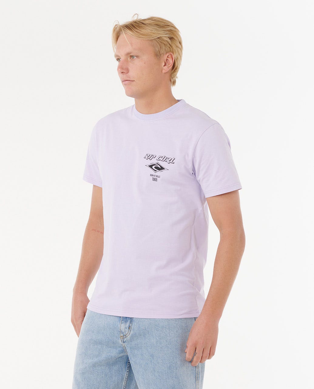 Rip Curl Men Fade Out Icon Relaxed Tee