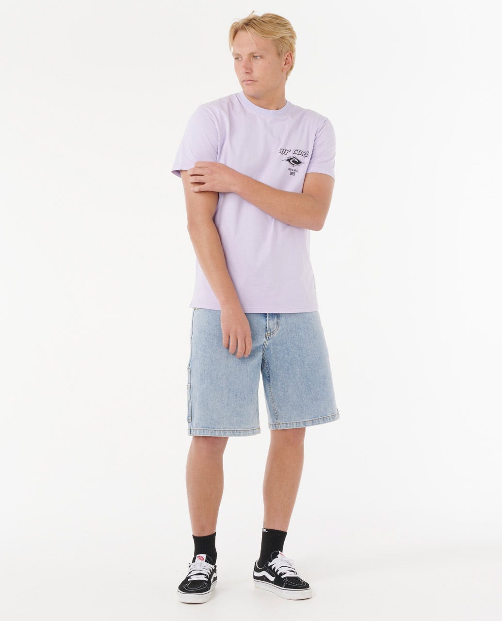 Rip Curl Men Fade Out Icon Relaxed Tee