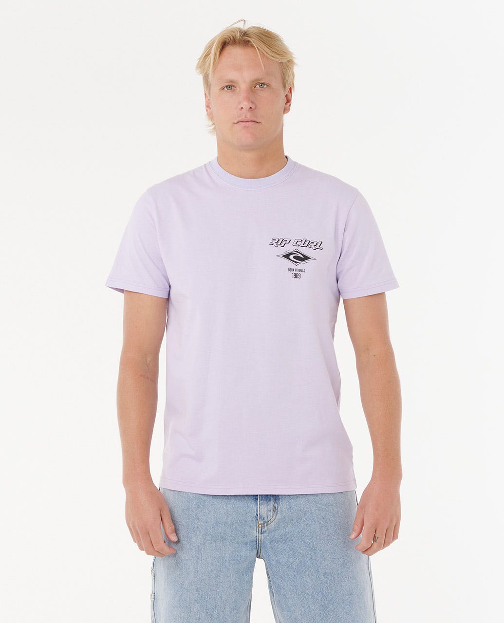 Rip Curl Men Fade Out Icon Relaxed Tee