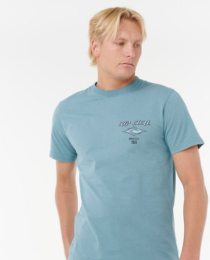 Rip Curl Men Fade Out Icon Relaxed Tee