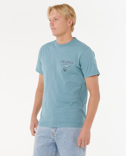 Rip Curl Men Fade Out Icon Relaxed Tee