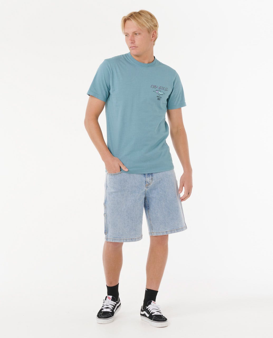 Rip Curl Men Fade Out Icon Relaxed Tee