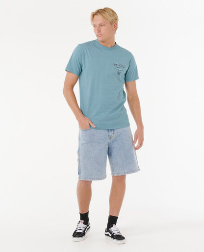 Rip Curl Men Fade Out Icon Relaxed Tee