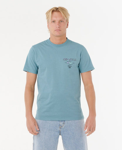 Rip Curl Men Fade Out Icon Relaxed Tee