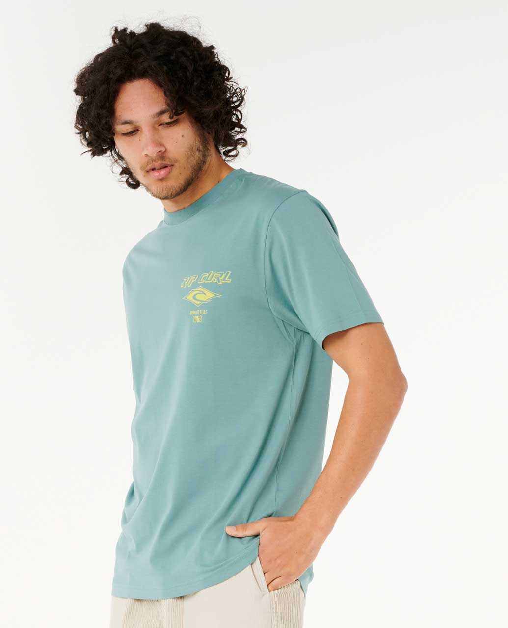 Rip Curl Men Fade Out Icon Relaxed Tee