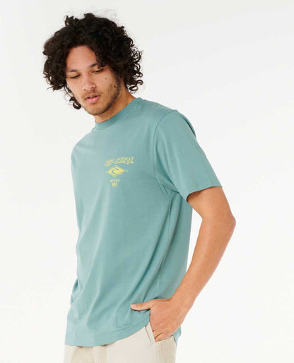 Rip Curl Men Fade Out Icon Relaxed Tee
